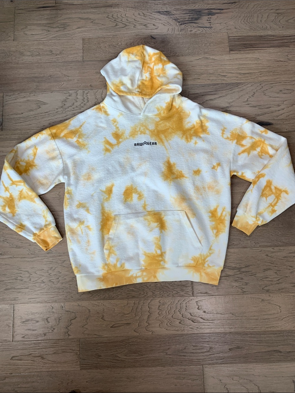 NWT Men’s RAWGEAR Tie Die Designer Hoodie Size Large